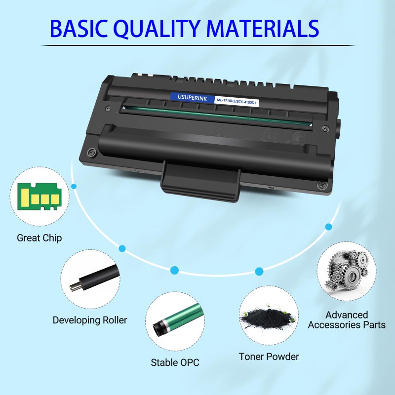 SuperInk Compatible Toner Cartridge Replacement for Samsung ML-1710 ML1710 ML-1710D3 ML-1740 ML1740 ML-1500 ML-1510 ML-1510B ML-1710 ML-1710B ML-1710D ML-1710P ML-1750 ML-1755 (Black, 1-Pack) - Image 5